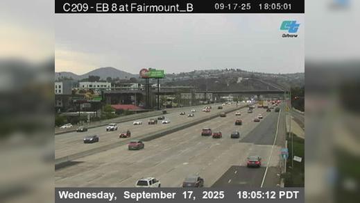 Traffic Cam Grantville › East: C209) I-8 : Fairmont B