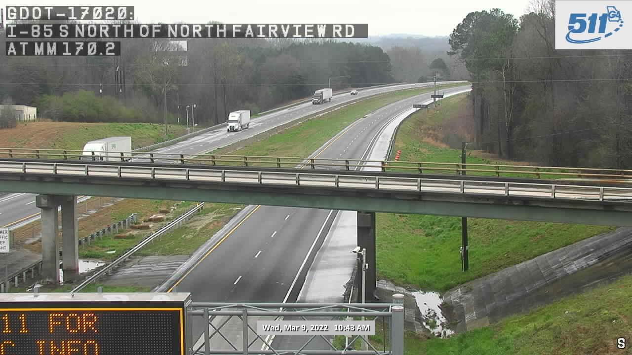 Traffic Cam Fairview: GDOT-CAM-I--.