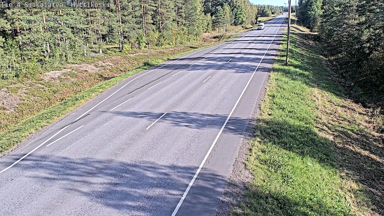 Traffic Cam Siikalatva: Tie - Hyttikoski - Jyväskylään
