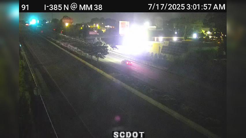 Traffic Cam Greenville: I-385 N @ MM