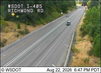 Traffic Cam Thrashers Corner: I-405 at MP 28: Richmond Rd