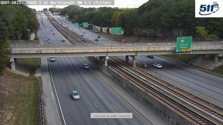 Traffic Cam Sandy Springs: GDOT-CAM-822--1