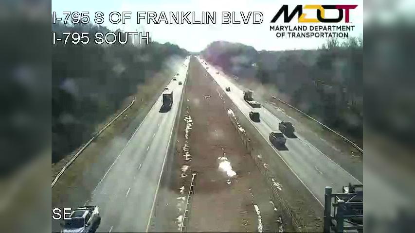 Traffic Cam Tyler: I-795 S OF FRANKLIN BLVD (403038)
