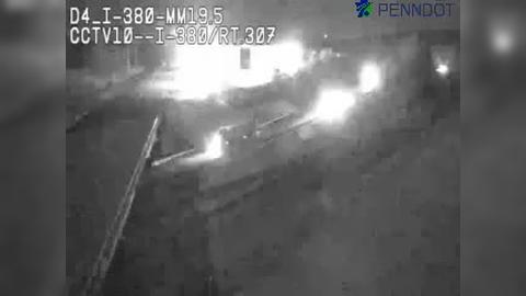 Traffic Cam Yostville: I-380 @ EXIT 20 (PA 307 DALEVILLE/MOSCOW)