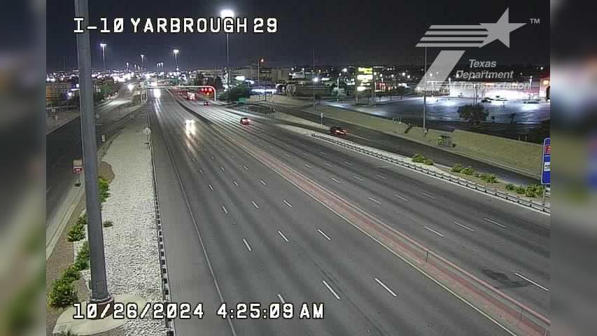 Traffic Cam El Paso › West: I-10 @ Yarbrough