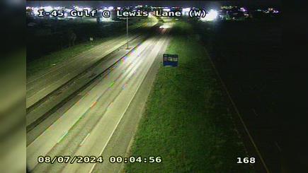 Traffic Cam Galveston › South: I-45 Gulf @ Lewis Lane (W)