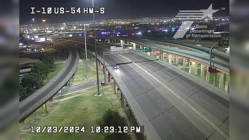 Traffic Cam El Paso › West: I-10 @ US 54 HM S