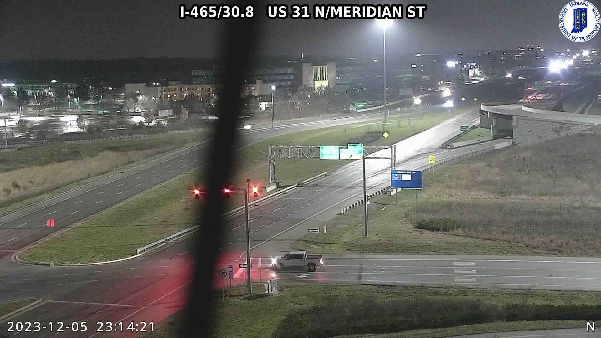 Traffic Cam Home Place: I-465: I-465/30.8 US 31 N/MERIDIAN ST: I-465/30.8 US 31 N/MERIDIAN ST
