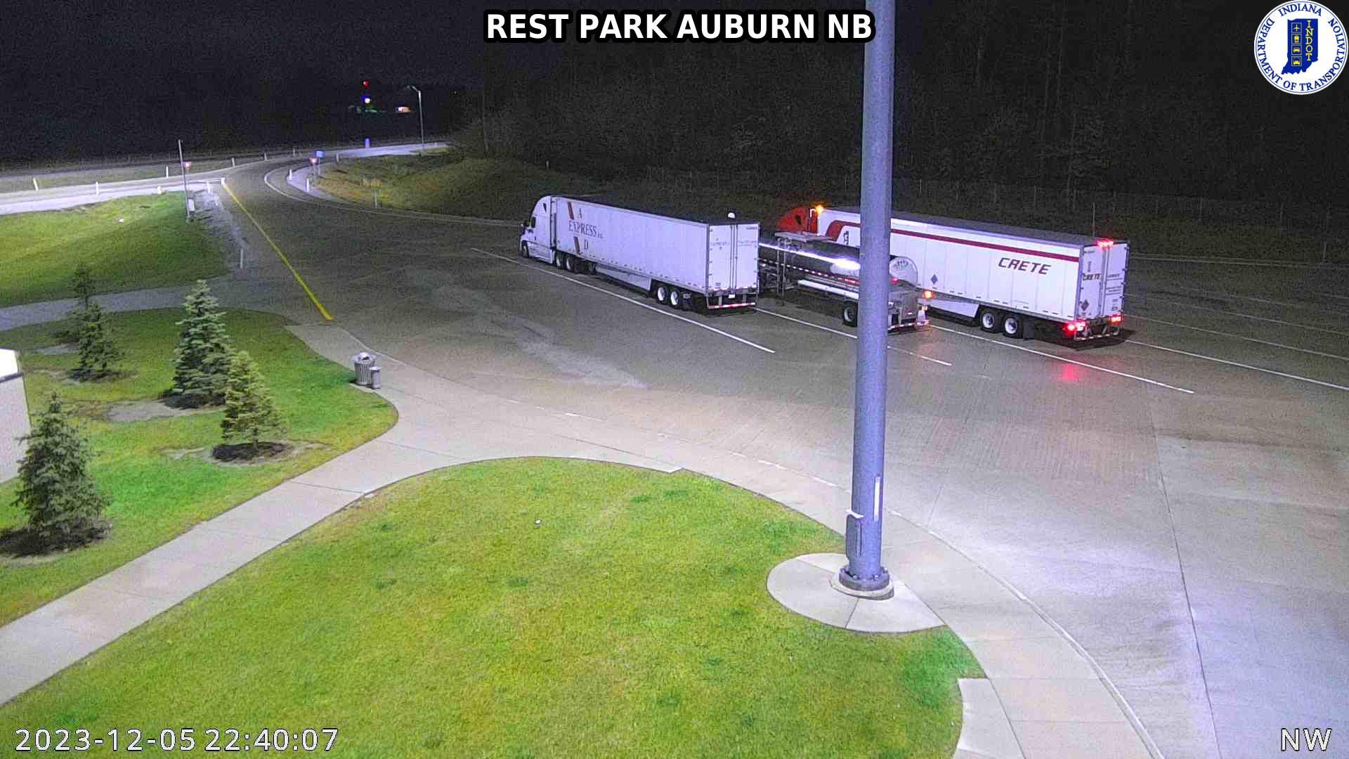 Traffic Cam Saint Johns: I-69: REST PARK AUBURN NB: REST PARK AUBURN NB