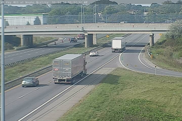 Traffic Cam Brantford: Highway 403 at Wayne Gretzky Parkway
