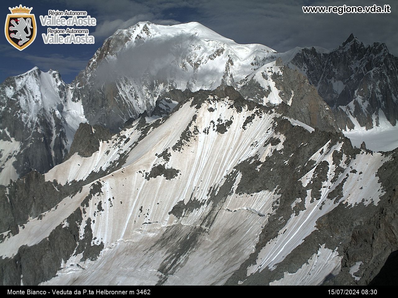 Traffic Cam Courmayeur: Punta Helbronner