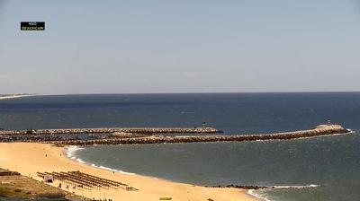 Vue webcam de jour à partir de Vilamoura: Praia da Rocha Baixinha