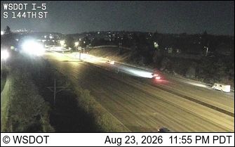 Traffic Cam Burien: I-5 at MP 155.3: S 144th St