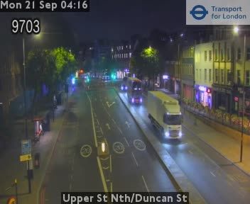Traffic Cam North Cheam: Upper St Nth/Duncan St