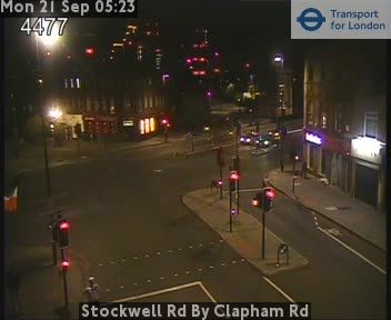 Traffic Cam London: Stockwell Rd By Clapham Rd