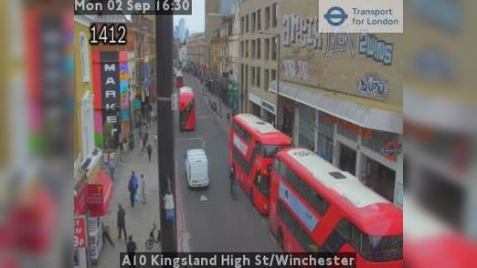 Traffic Cam North Cheam: A10 Kingsland High St/Winchester