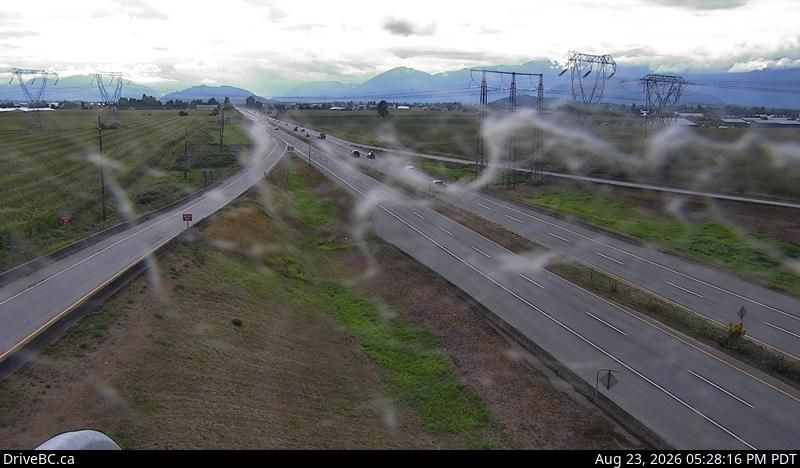 Traffic Cam Rosedale › West: Hwy 1 at Annis Rd, looking west