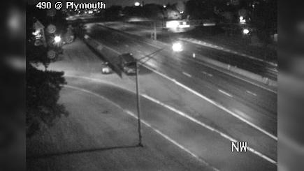 Traffic Cam Rochester › East: I-490 at Plymouth Avenue