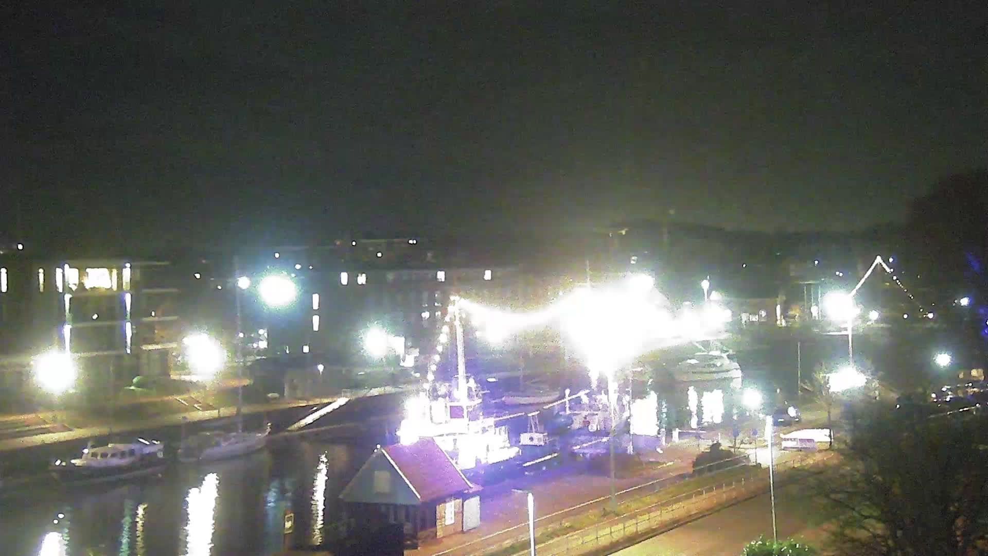 Stade: Livespotting - Webcam mit dem Stadthafen in - an der Elbe