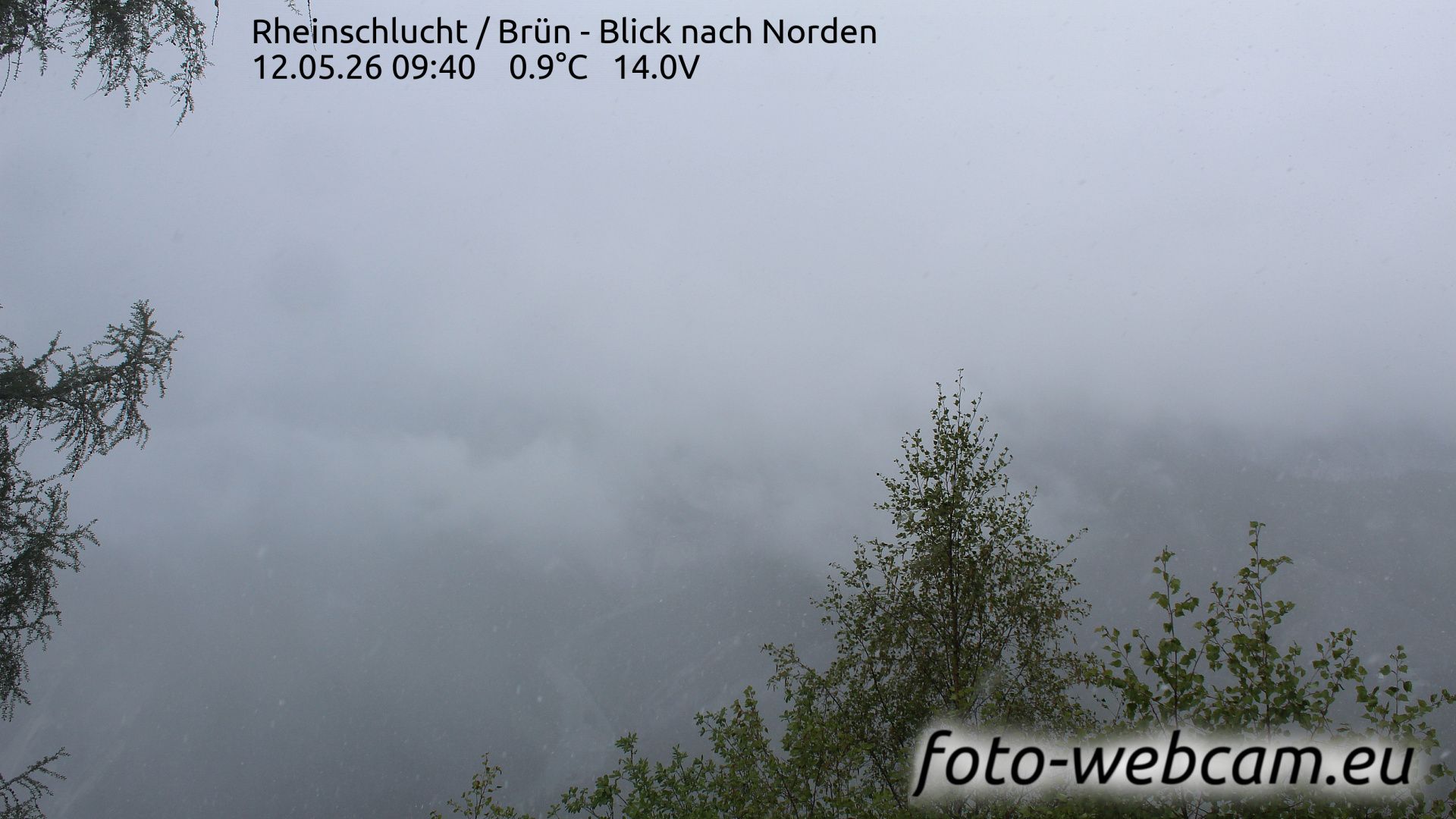 Safiental: Rheinschlucht - Brün - Blick nach Norden