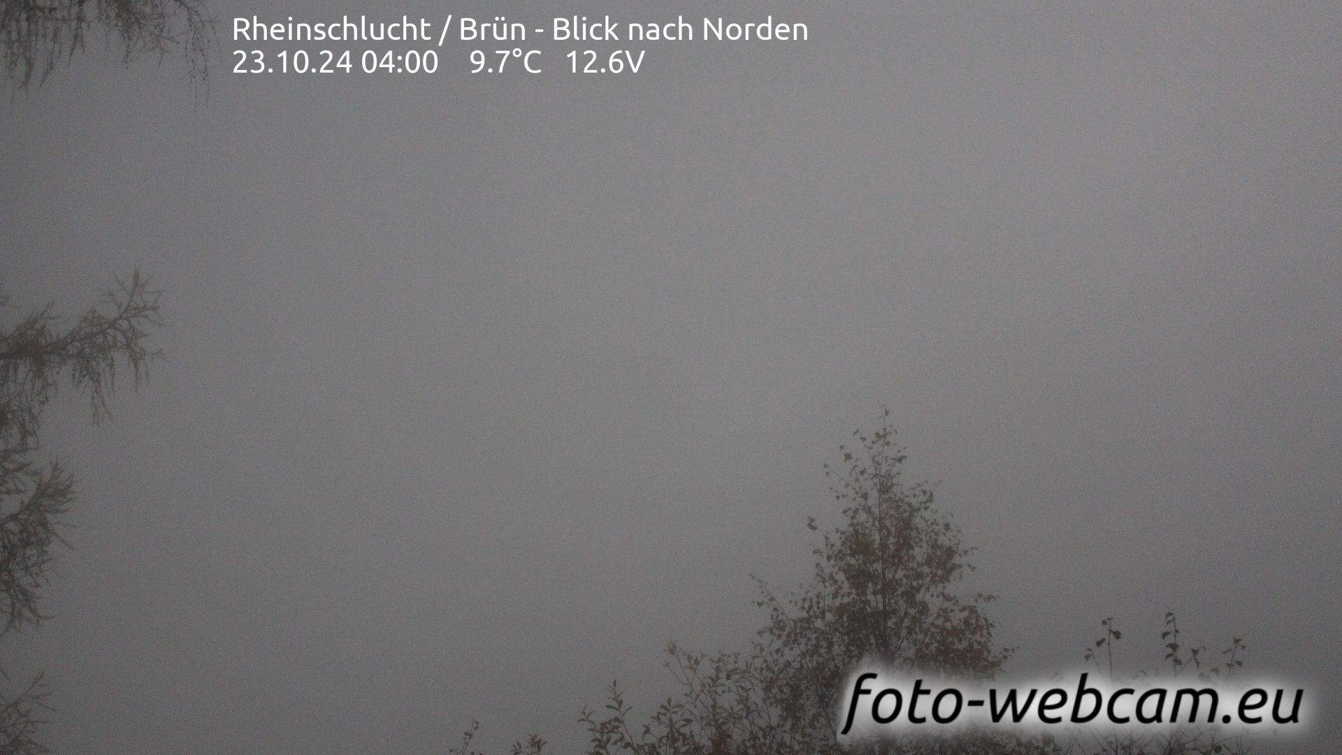 Safiental: Rheinschlucht - Brün - Blick nach Norden