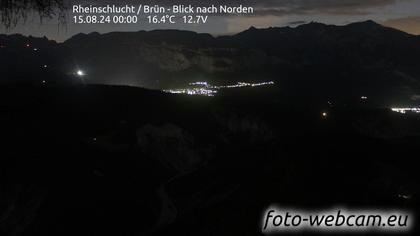 Safiental: Rheinschlucht - Brün - Blick nach Norden