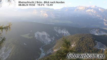 Safiental: Rheinschlucht - Brün - Blick nach Norden