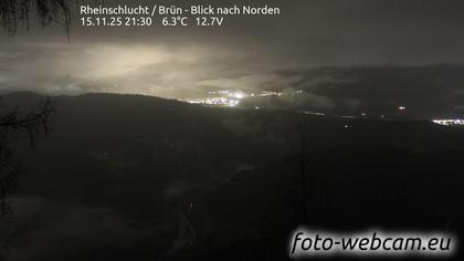 Safiental: Rheinschlucht - Brün - Blick nach Norden