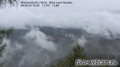 Safiental: Rheinschlucht - Brün - Blick nach Norden