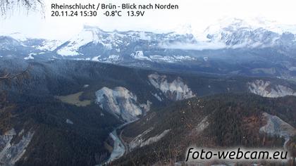 Safiental: Rheinschlucht - Brün - Blick nach Norden