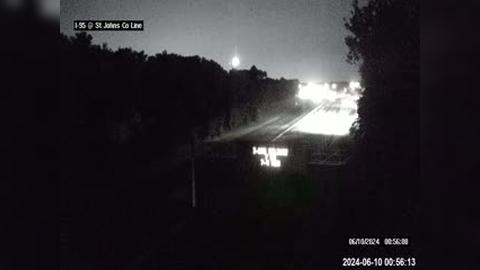 Traffic Cam Sampson: I-95 at St Johns County Rest Area
