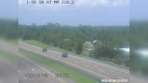 Traffic Cam Aurantia: I-95 @ MM 228.2 SB