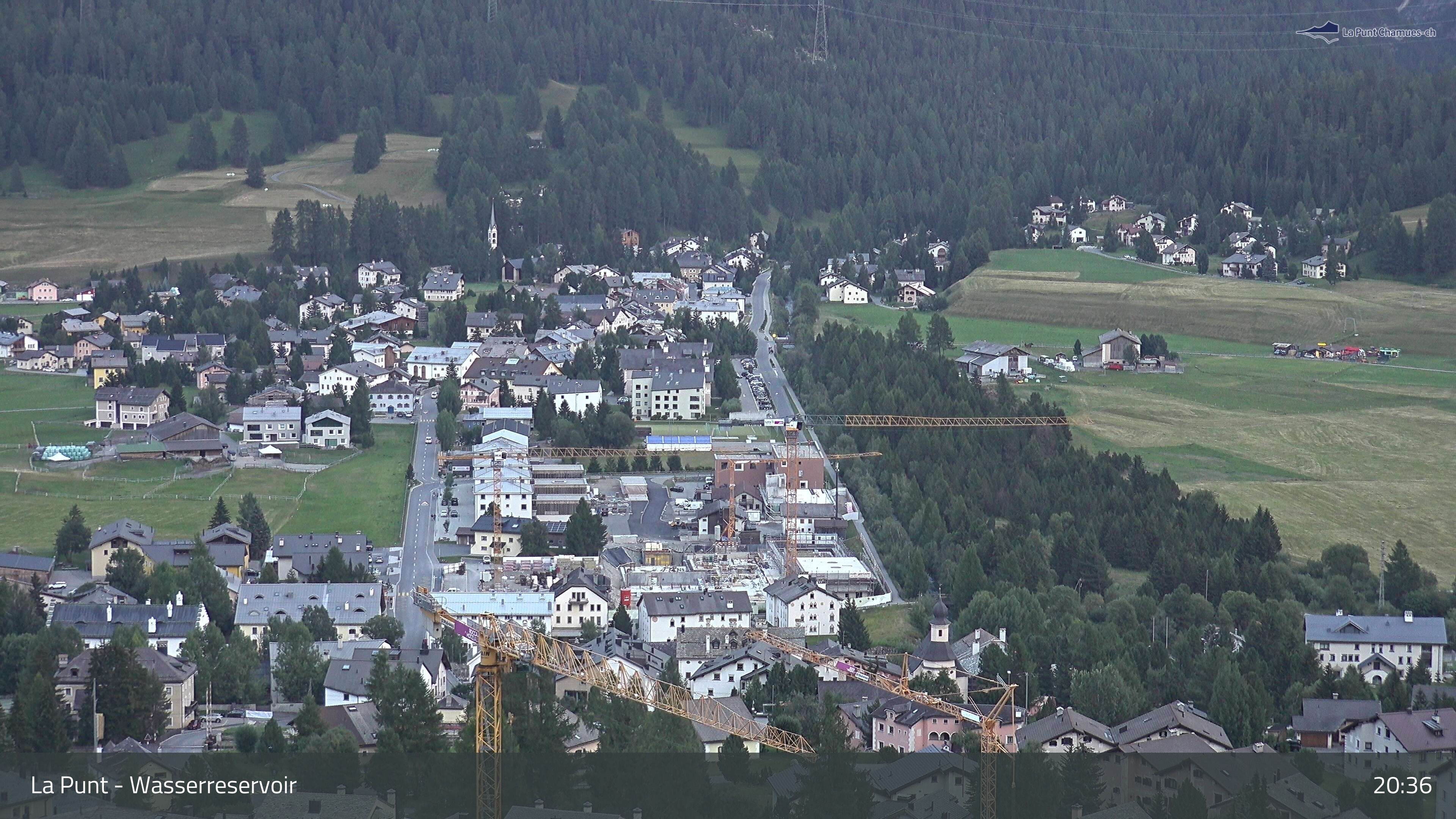 La Punt Chamues-ch: La Punt: Wasserreservoir - Sportplatz