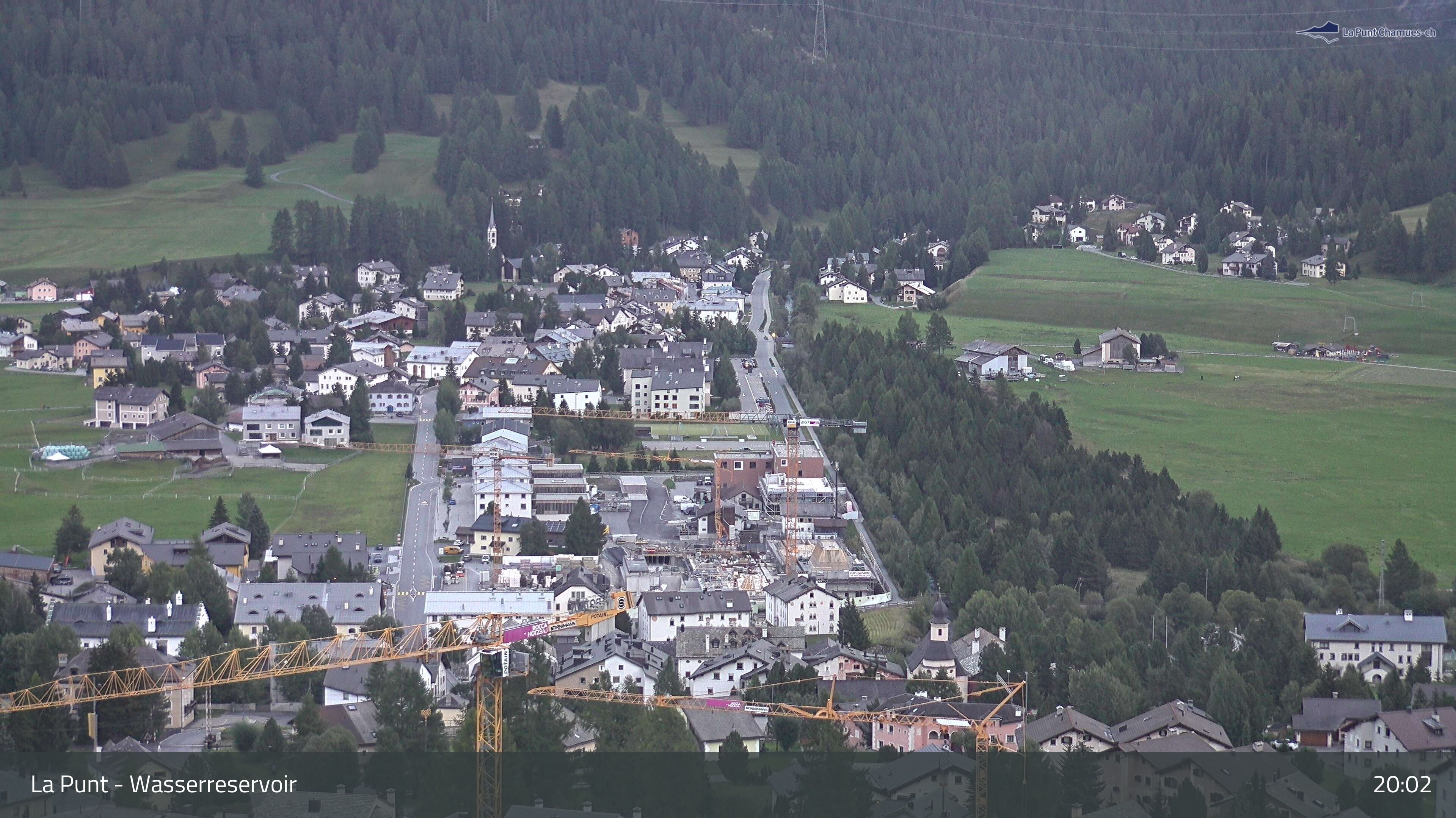 La Punt Chamues-ch: La Punt: Wasserreservoir - Sportplatz