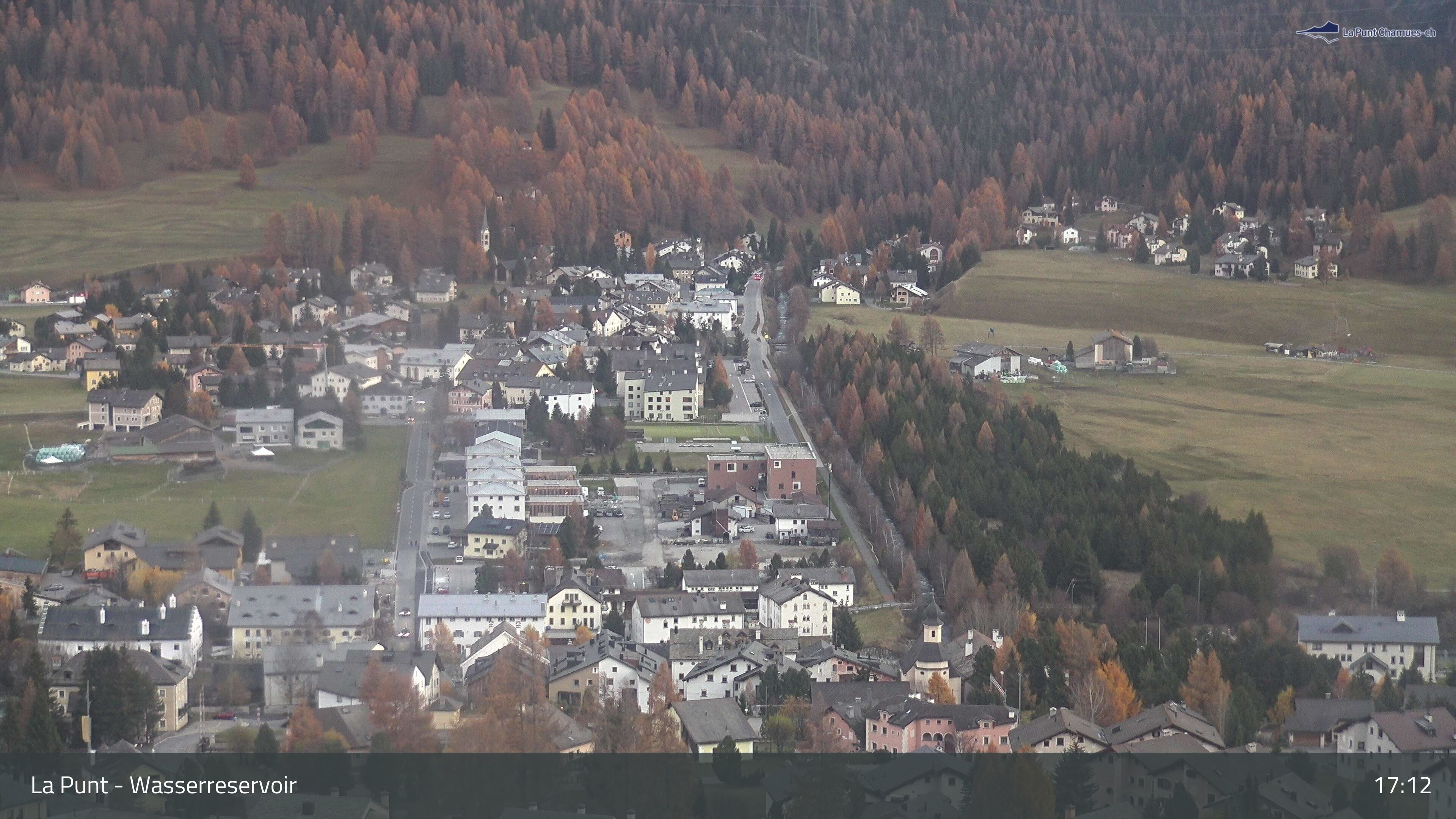 La Punt: Wasserreservoir - Sportplatz