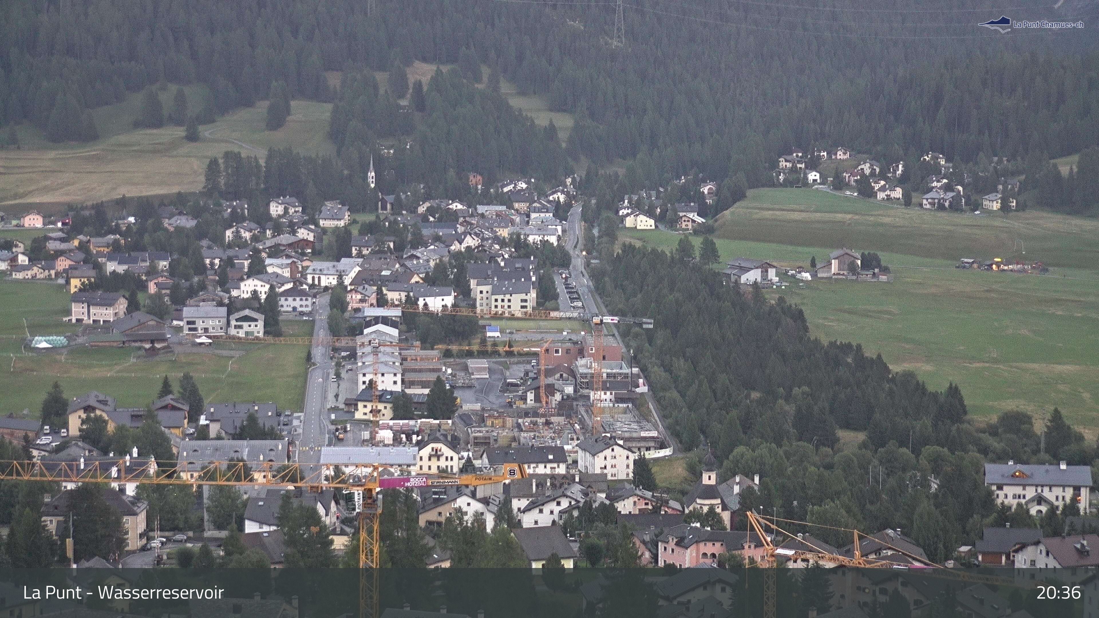 La Punt Chamues-ch: La Punt: Wasserreservoir - Sportplatz