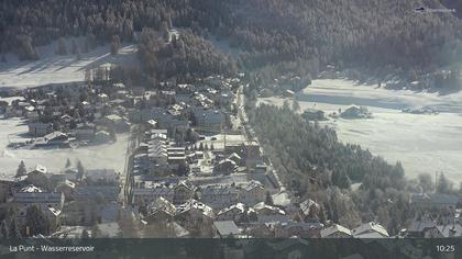 La Punt: Wasserreservoir - Sportplatz