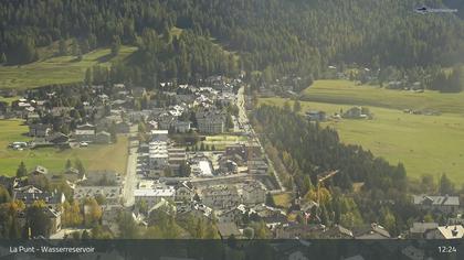 La Punt: Wasserreservoir - Sportplatz