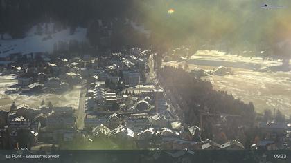 La Punt: Wasserreservoir - Sportplatz