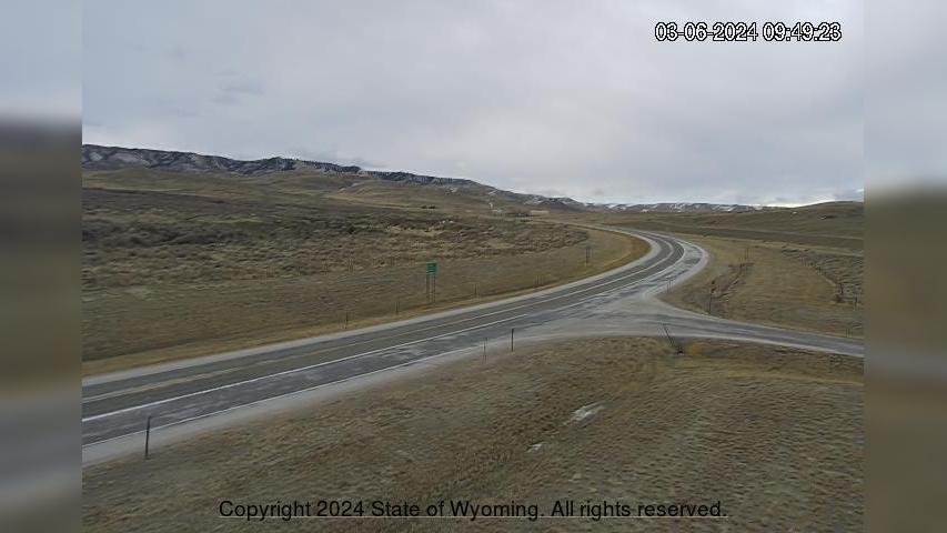 Traffic Cam Carbon County › South: WYO 487 - WYO 77 Junction - SOUTH