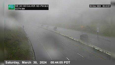 Traffic Cam Orchard Hills › North: SR-241 : 600 Meters South of North Culver Drive