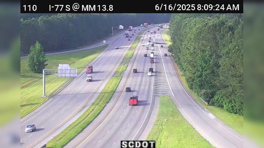 Traffic Cam Columbia: I-77 S @ MM 13.8 (Decker Blvd)