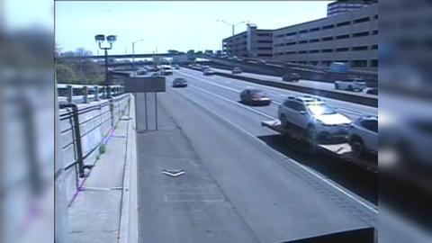 Traffic Cam Downtown: CAM 24 Hartford I-84 WB E/O Exit 48 - Rt. 44 (Main St)