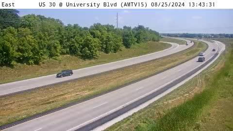 Traffic Cam Ames: AM - US 30 @ W of University Blvd (15)