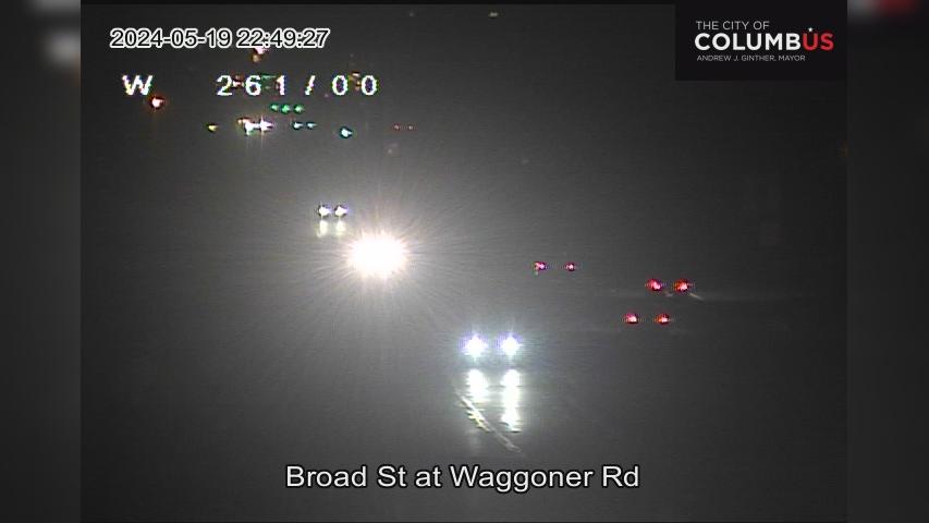 Traffic Cam Columbus: City of - Broad St at Waggoner Rd