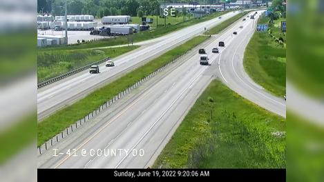 Traffic Cam North Fond du Lac: I-41 @ County OO/Winebago St