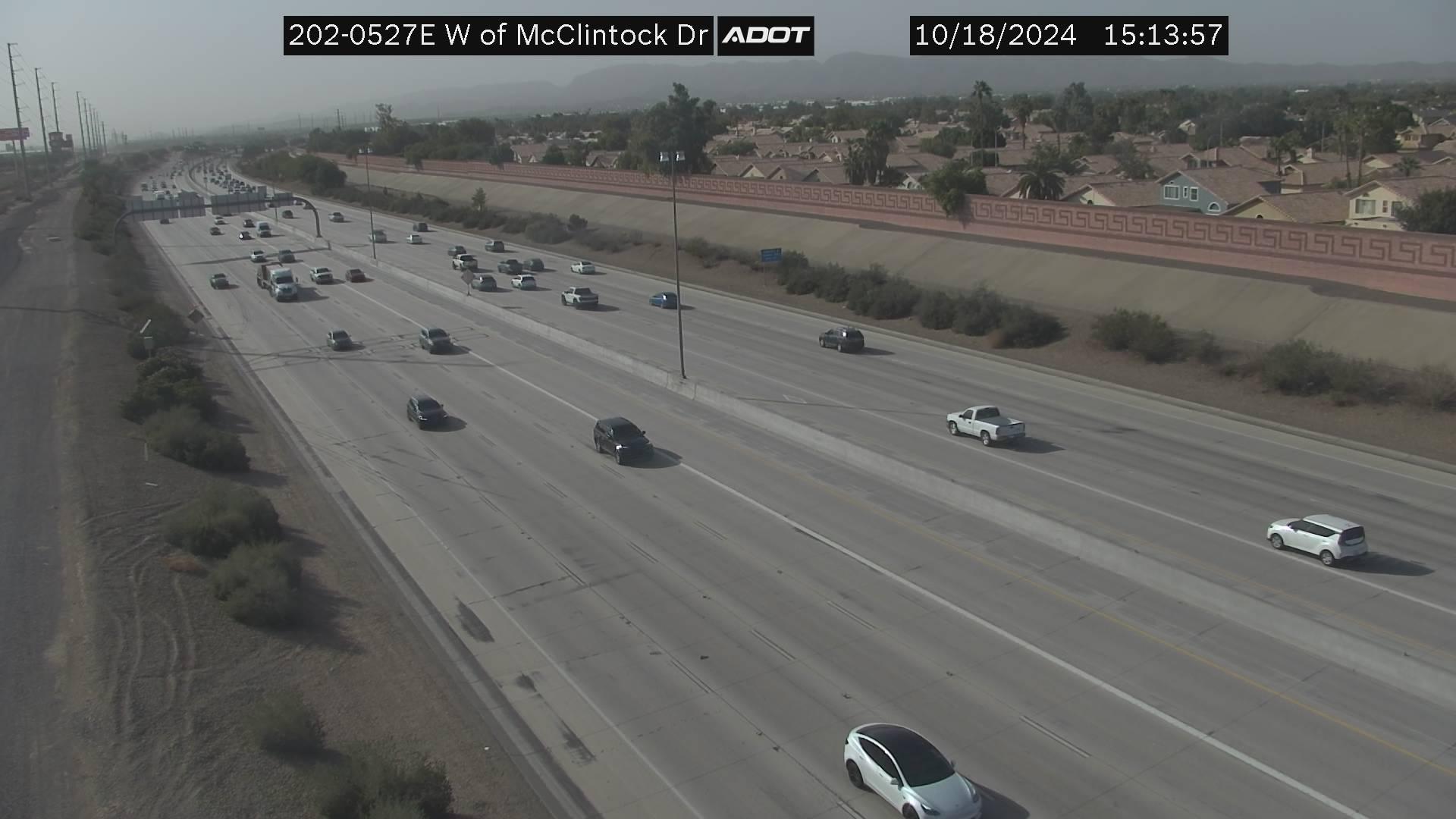 Traffic Cam Chandler › East: SR-202 EB 52.70 @W of McClintock Dr