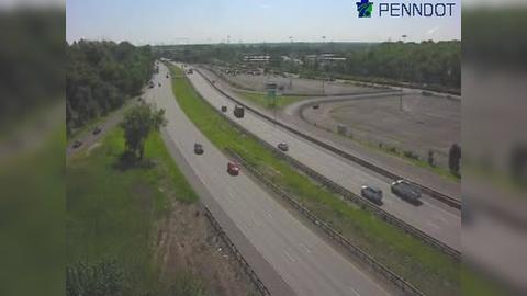 Traffic Cam Bensalem Township: I-95 @ MM 34.5 (WOODHAVEN RD)