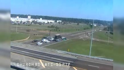 Traffic Cam Southaven: I-55 at Church Rd