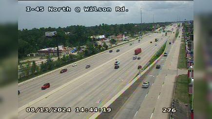 Traffic Cam Conroe › North: I-45 North @ Wilson Rd